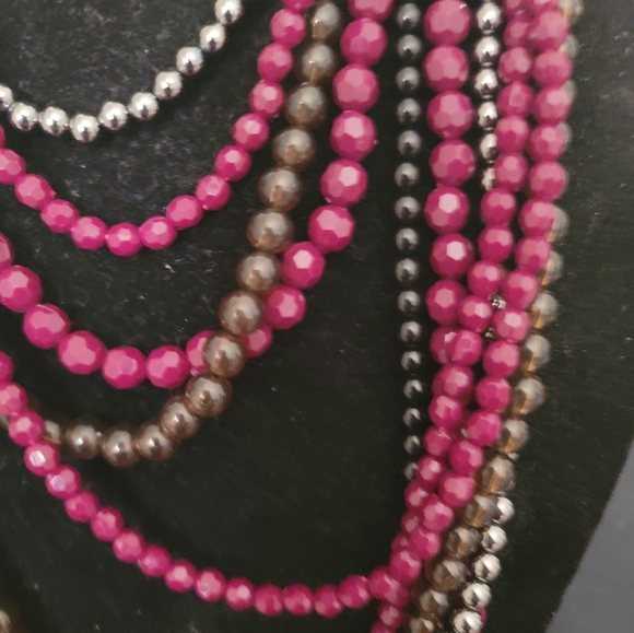 Zara Beaded Waterfall Necklace - Picture 4 of 6